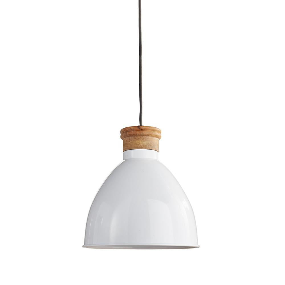 Napa Glossy White Brody Pendant