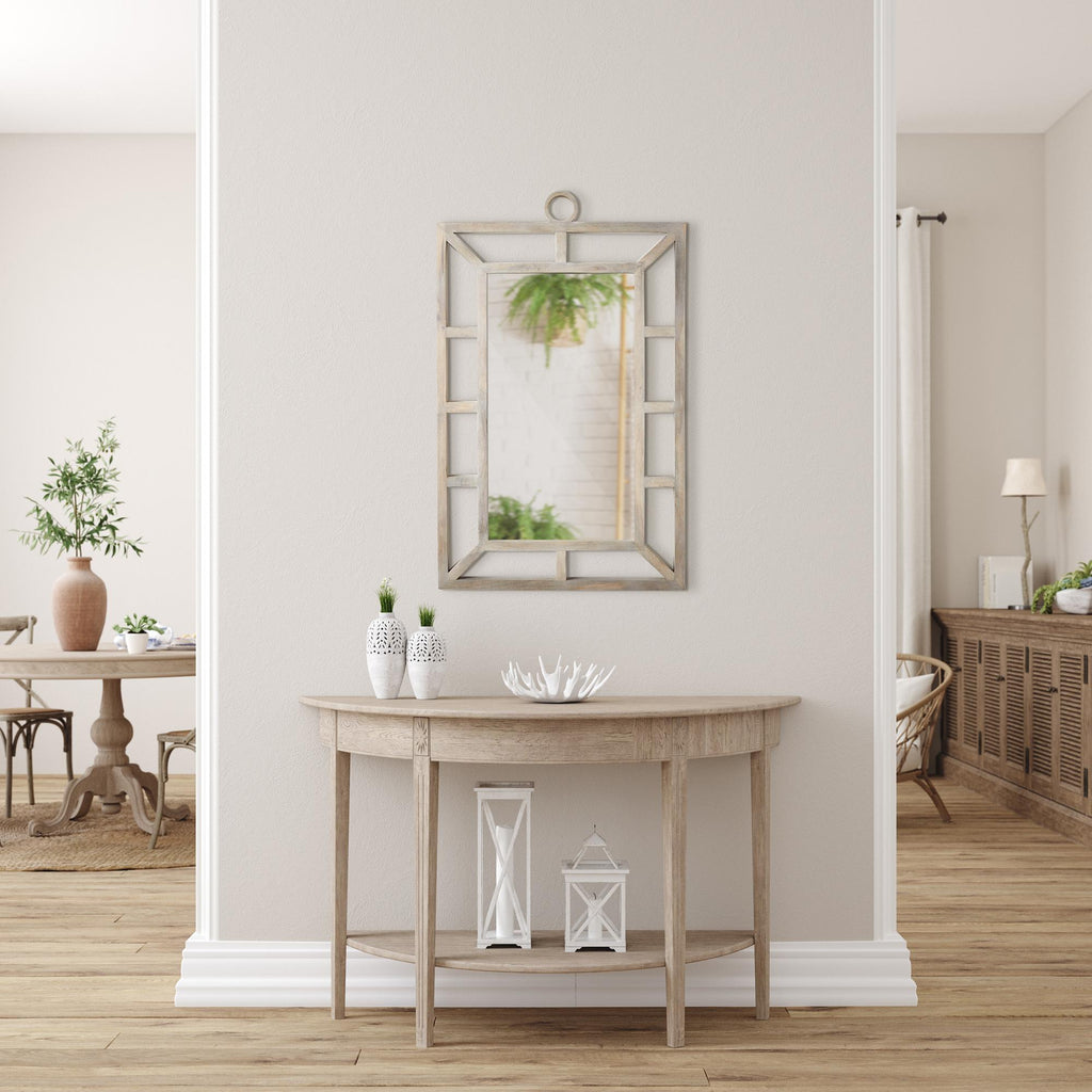 Napa Whitewash Irving Mirror