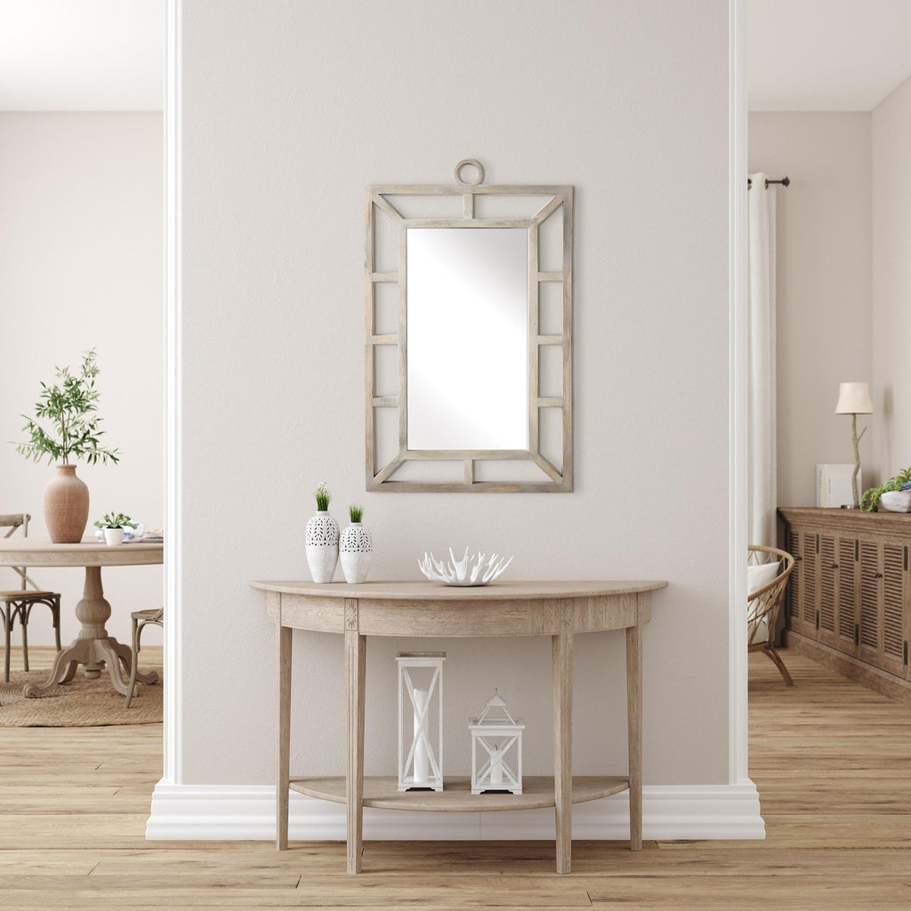 Napa Whitewash Irving Mirror