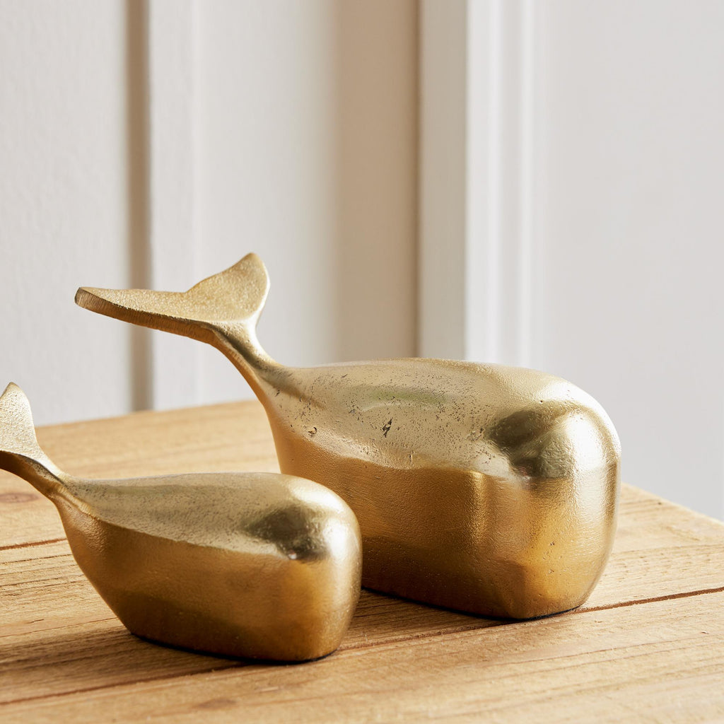 Napa Gold Moby Sculptures, Set Of 2