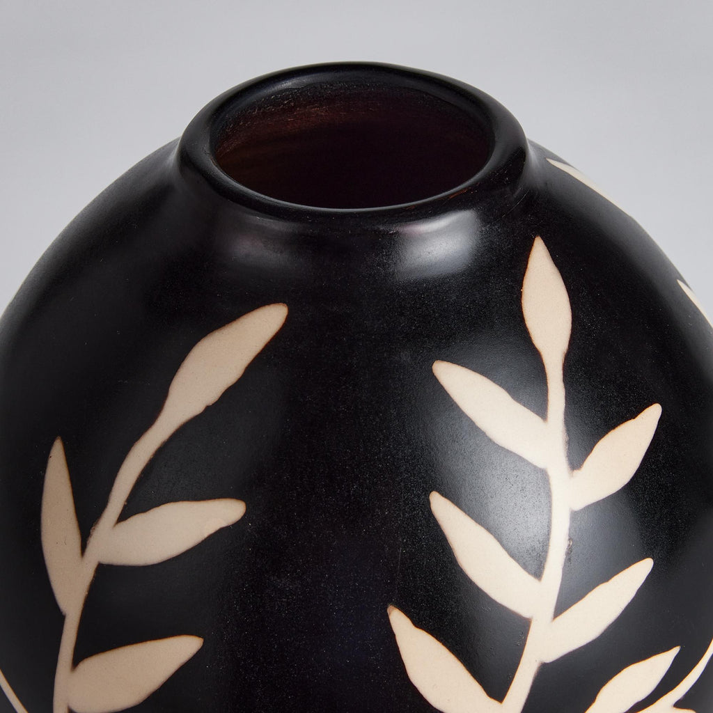 Napa Black/Ecru Dayana Vase Small