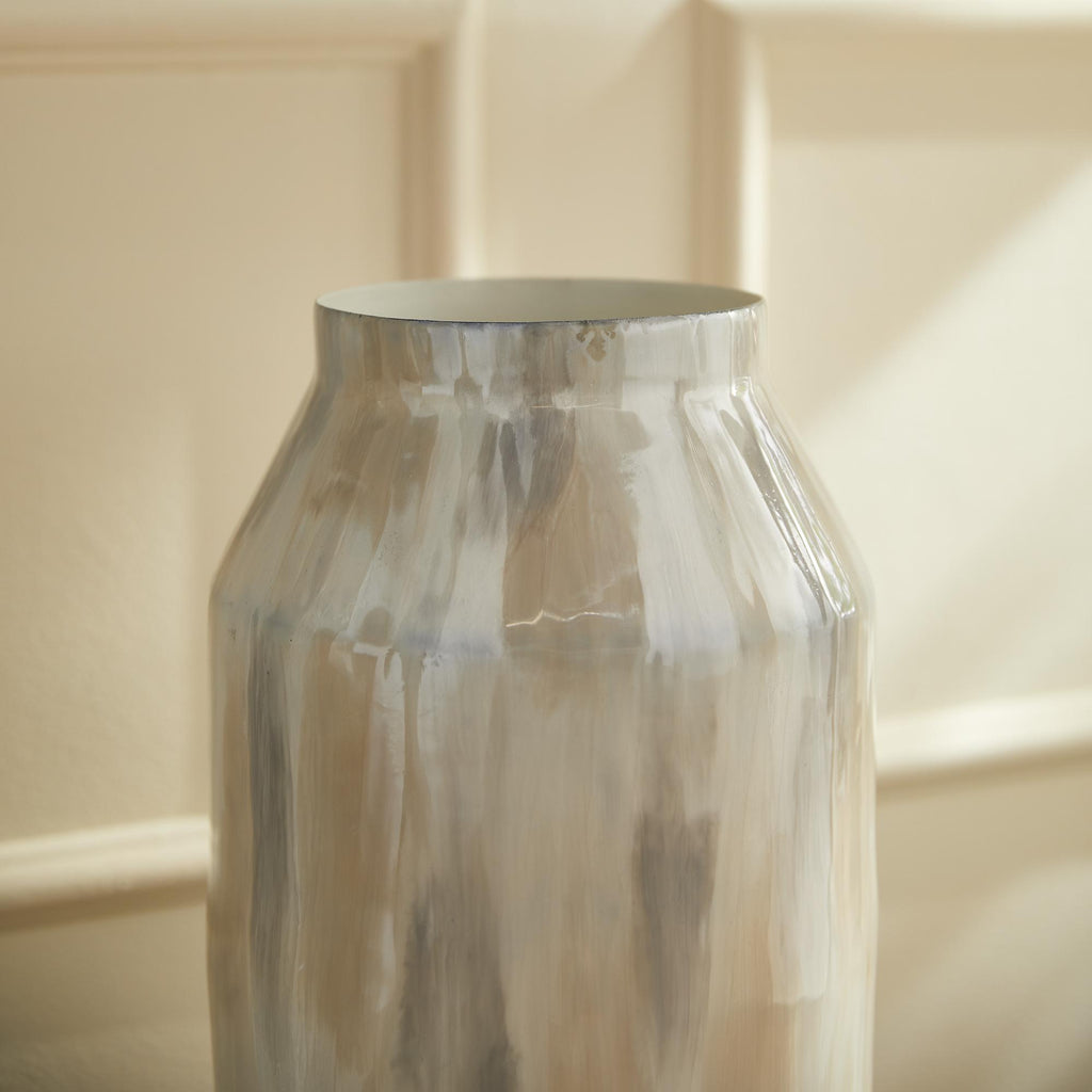 Napa White Pearl Almeta Jar Tall