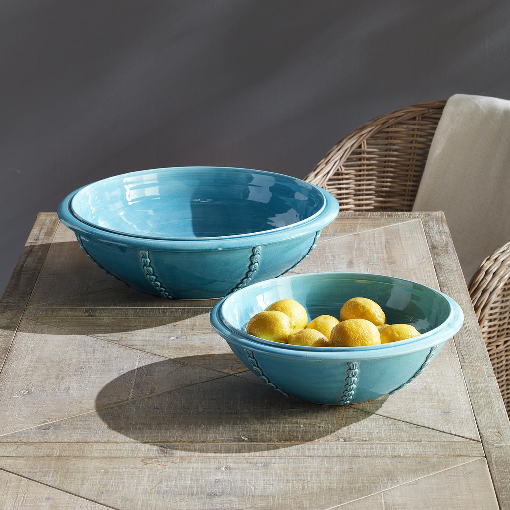 Napa Aqua Positano Decorative Bowl