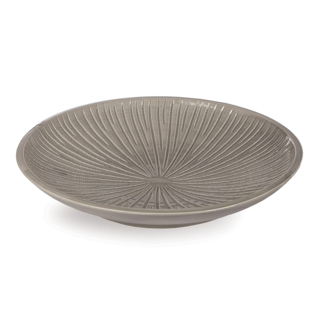 Napa Gray Graffio Decorative Bowl