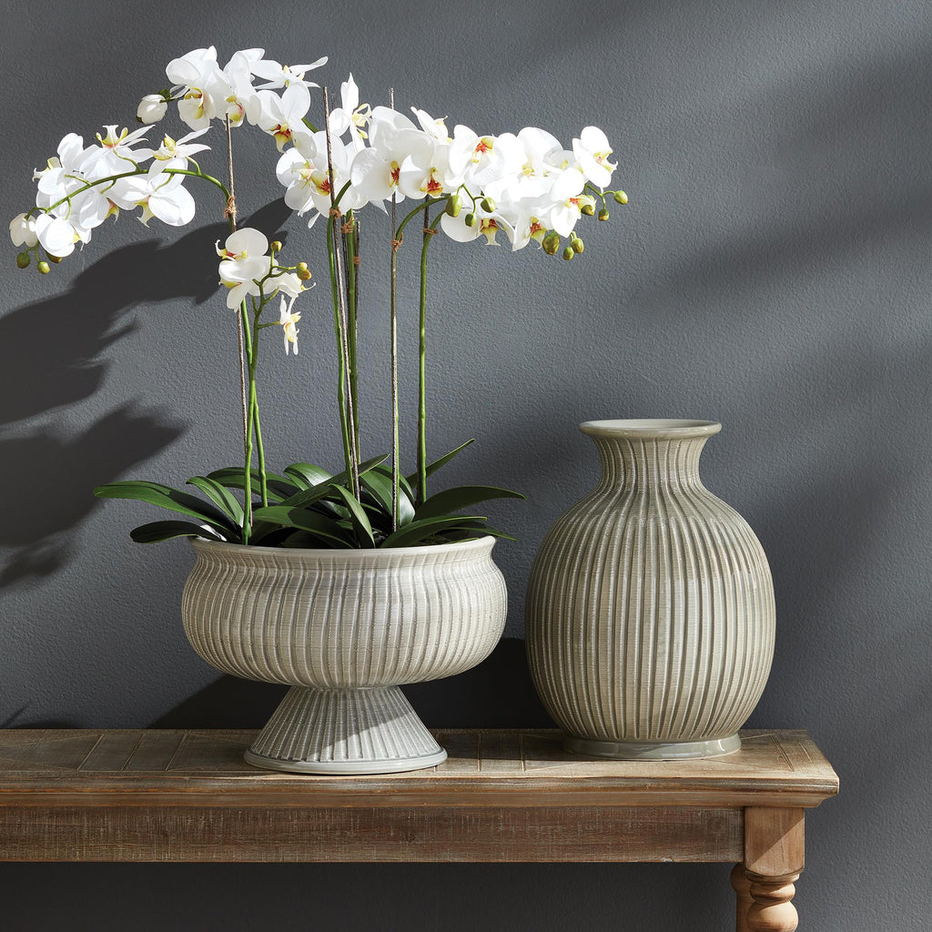 Napa Gray Graffio Vase