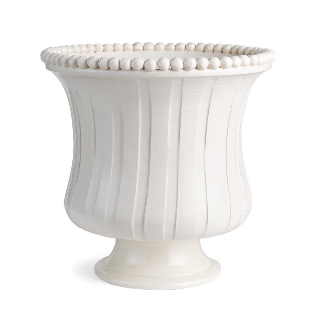 Napa White Coletta Grande Flared Vase