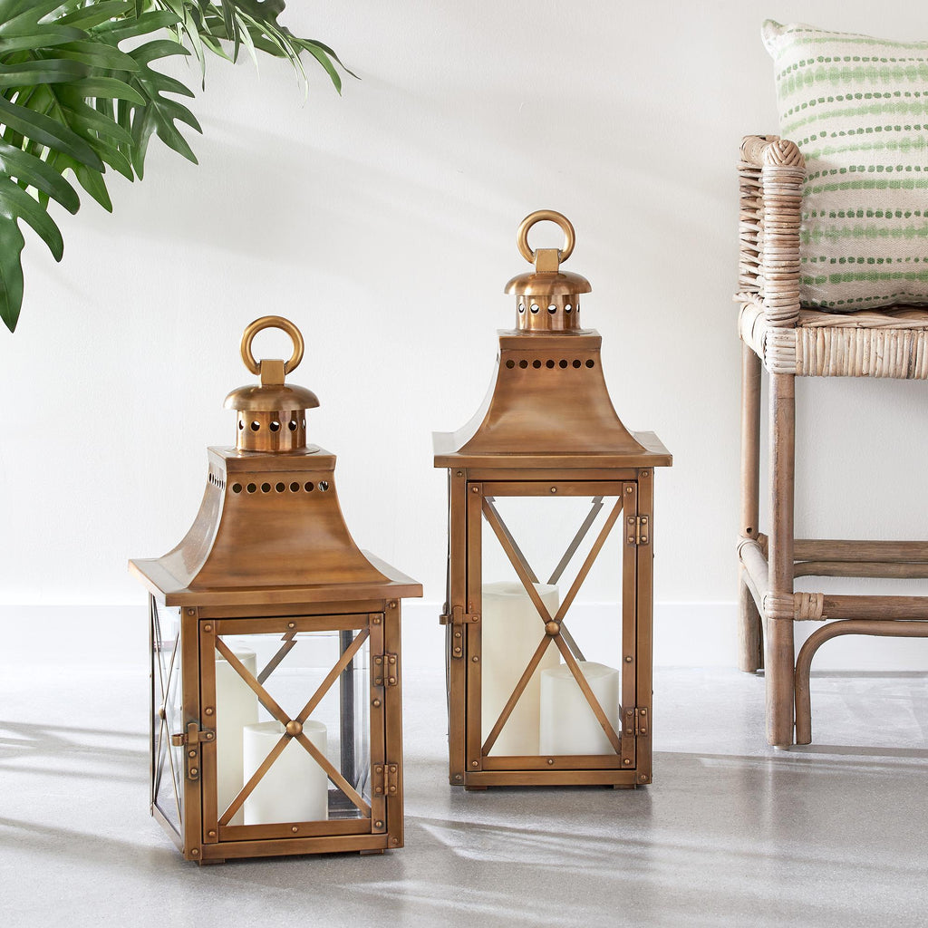 Napa Antique Brass Homes Lantern Large