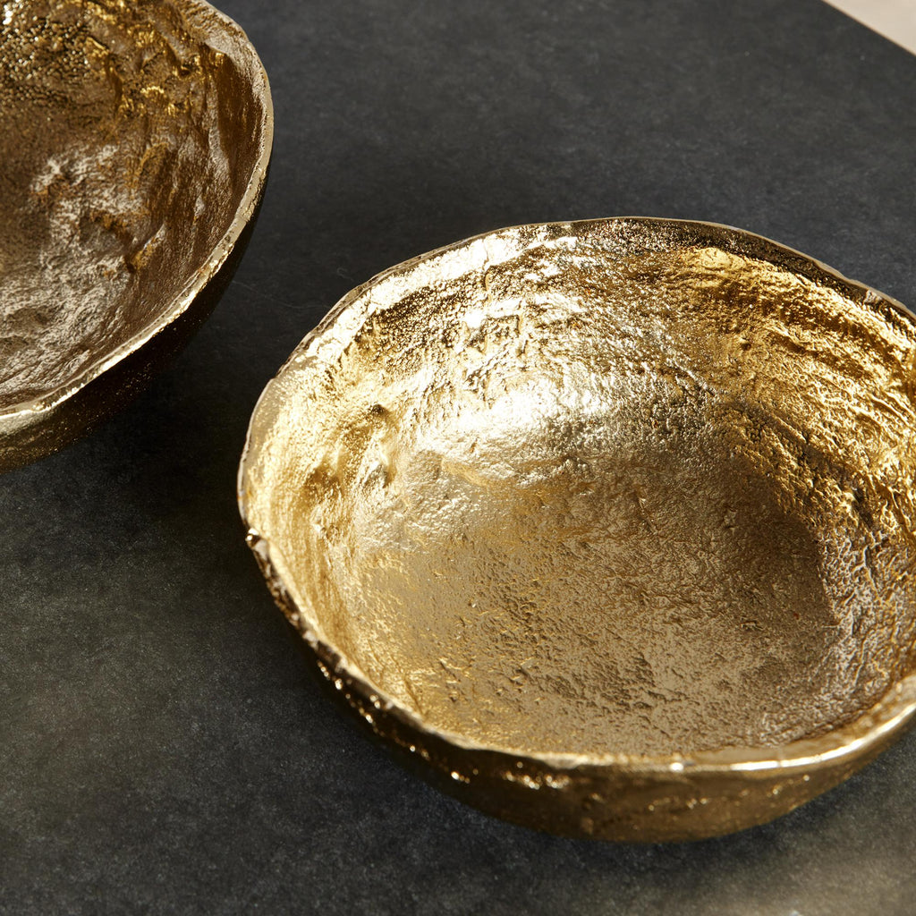 Napa Gold Odessa Decorative Bowls, Set Of 2