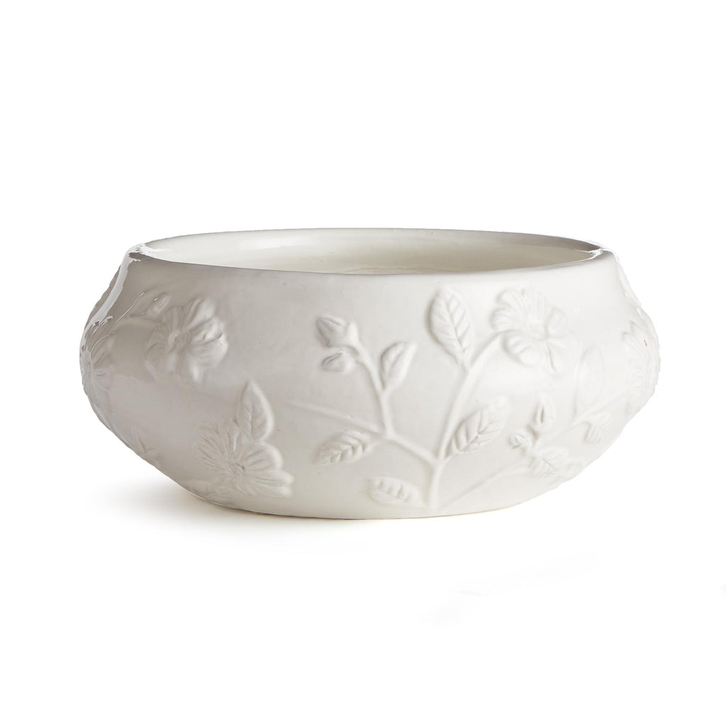 Napa White Blossom Decorative Bowl