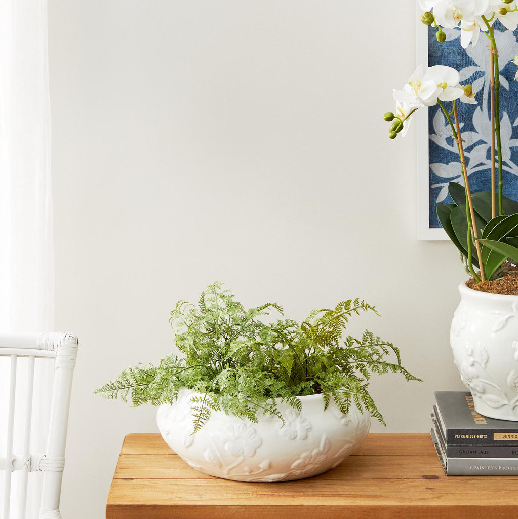 Napa White Blossom Decorative Bowl