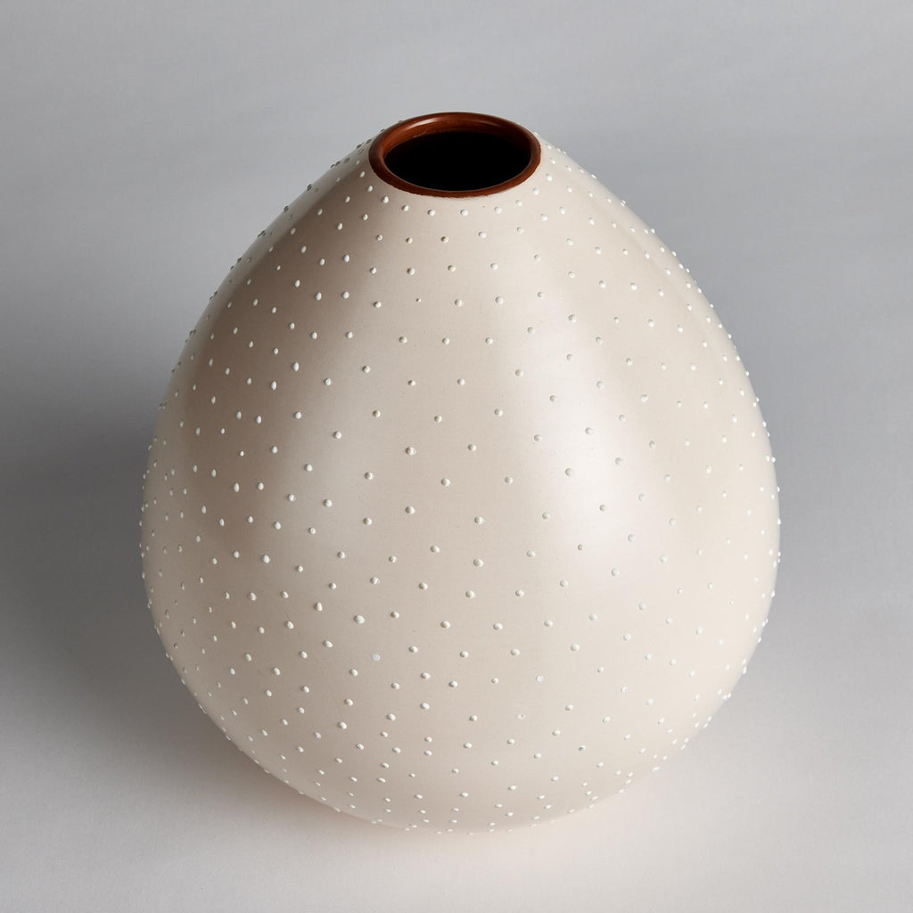 Napa Ecru/White Keyla Vase Large