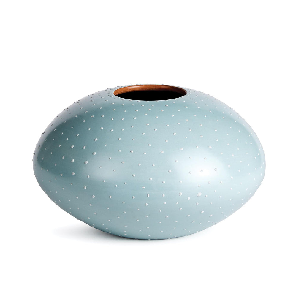 Napa Light Blue/White Keyla Vase Medium