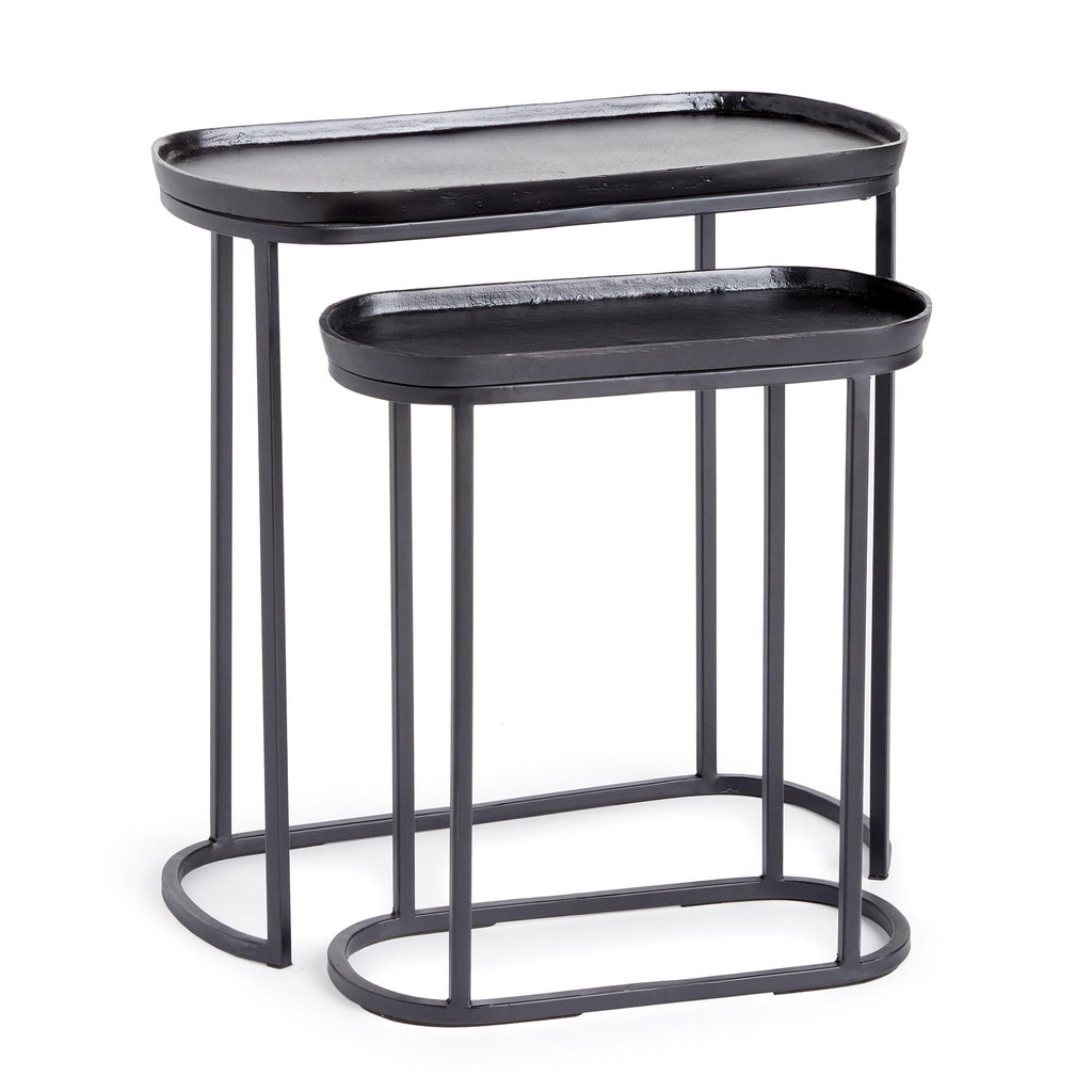 Napa Black Ziva End Tables, Set Of 2