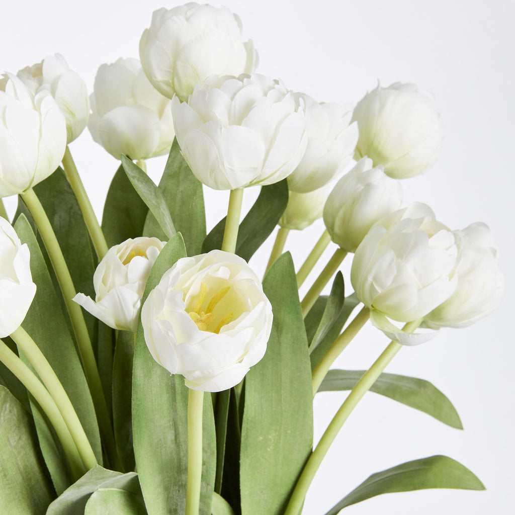 Napa White Peony Tulip Bundle Drop-In 23.5"