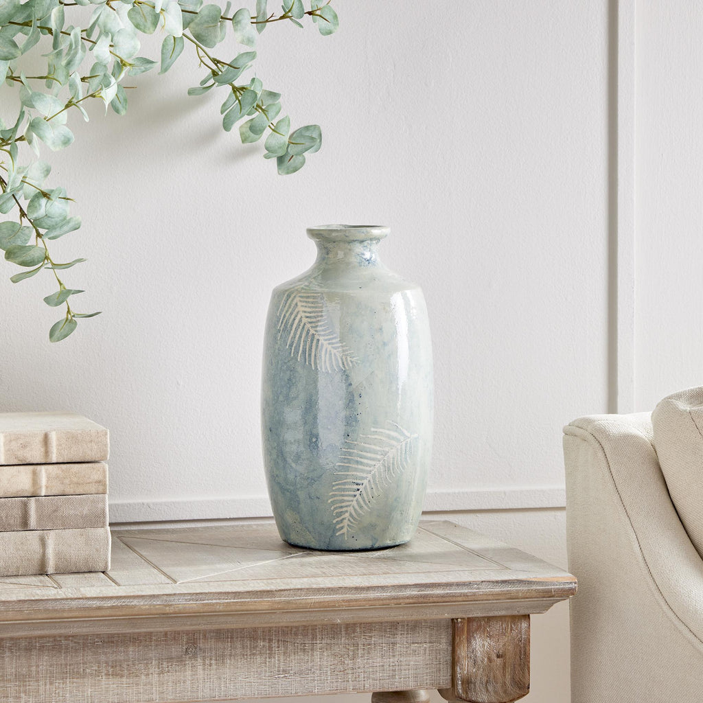 Napa Dusty Blue Fernscape Vase Small