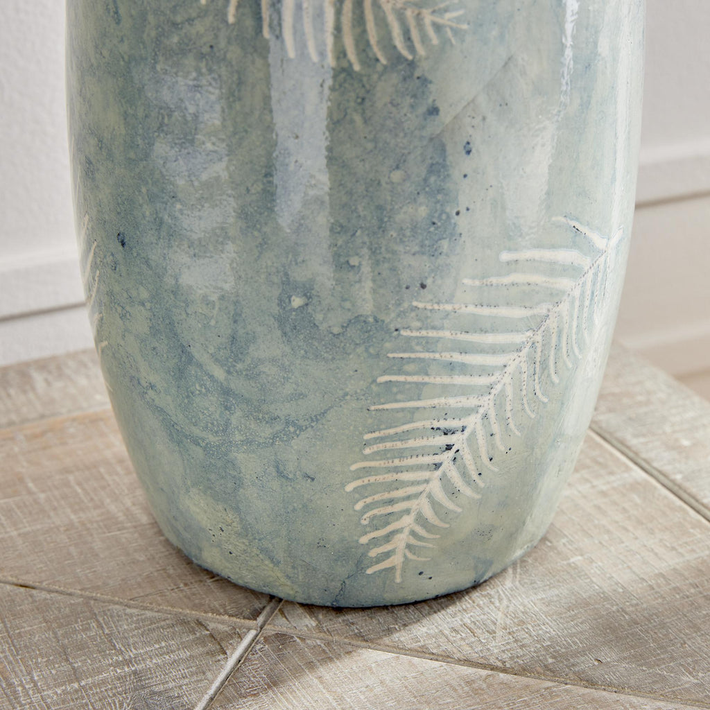 Napa Dusty Blue Fernscape Vase Small