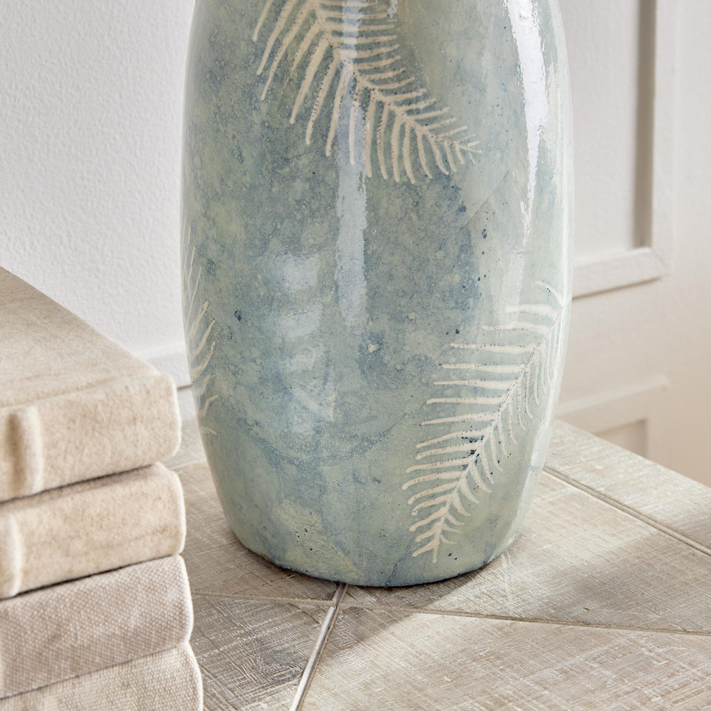 Napa Dusty Blue Fernscape Vase Small