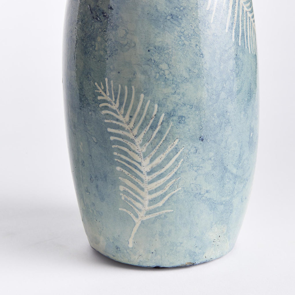 Napa Dusty Blue Fernscape Vase Small