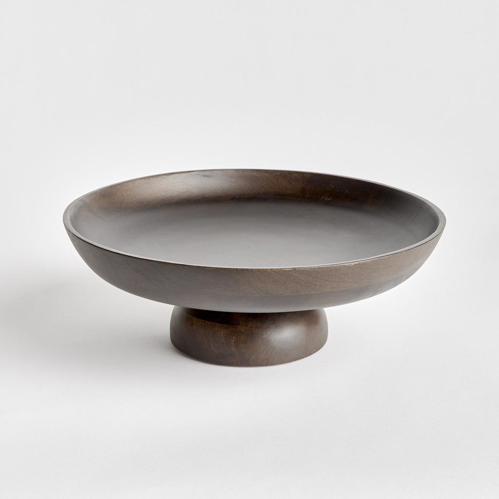 Napa Washed Black Bowie Footed Bowl