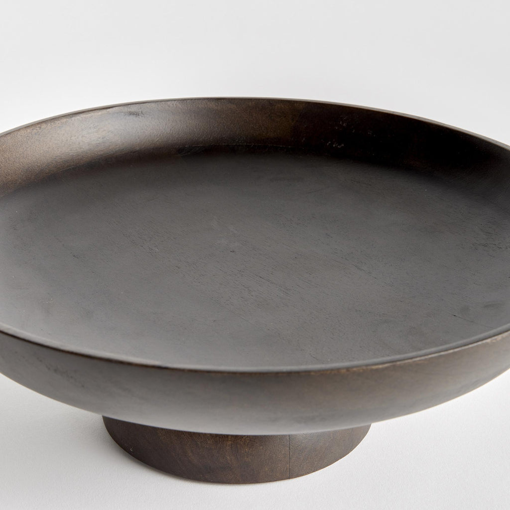 Napa Washed Black Bowie Footed Bowl