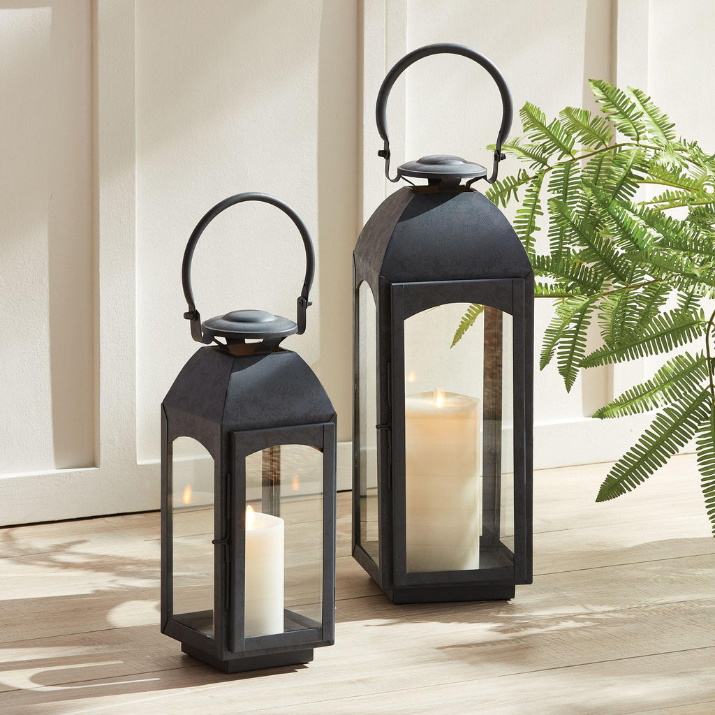 Napa Gray Antoinne Outdoor Lantern Large