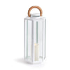 Napa White/Natural Dockside Outdoor Lantern Small