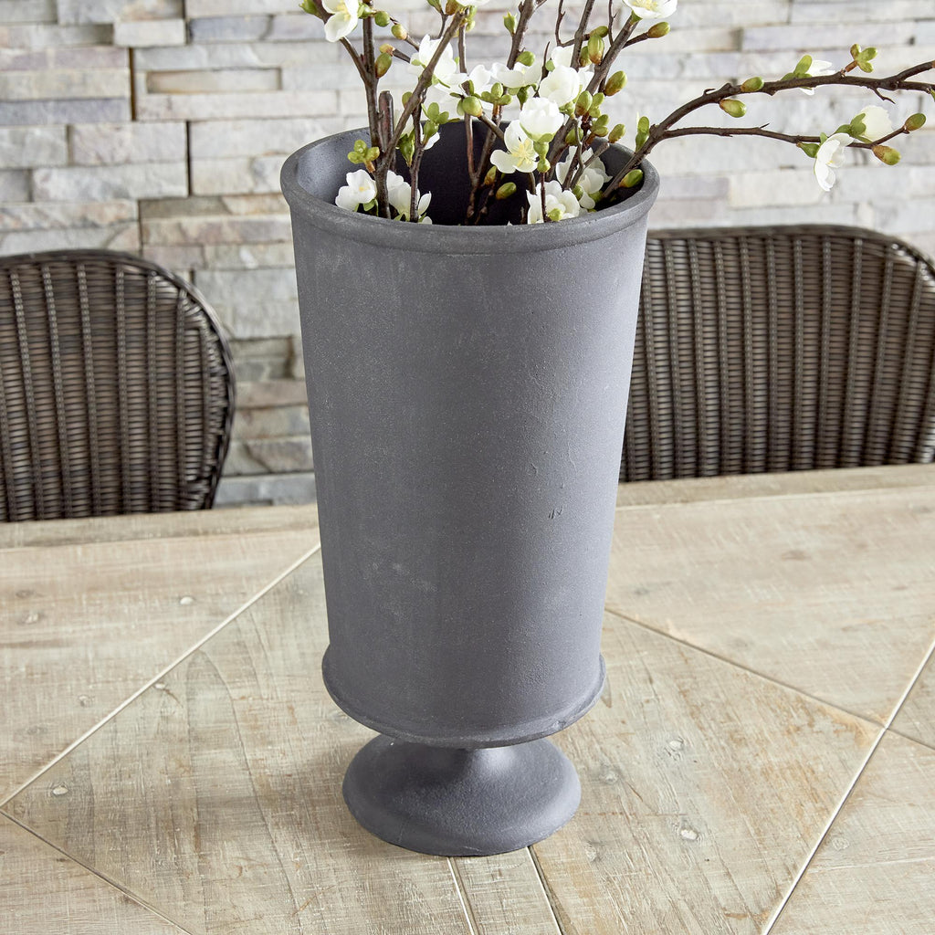 Napa Aged Zinc Terrazza Vase Large