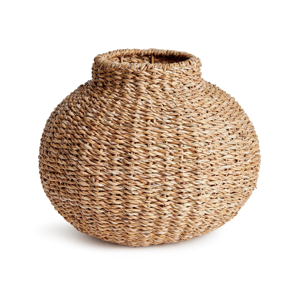 Napa Natural Seagrass Round Vase