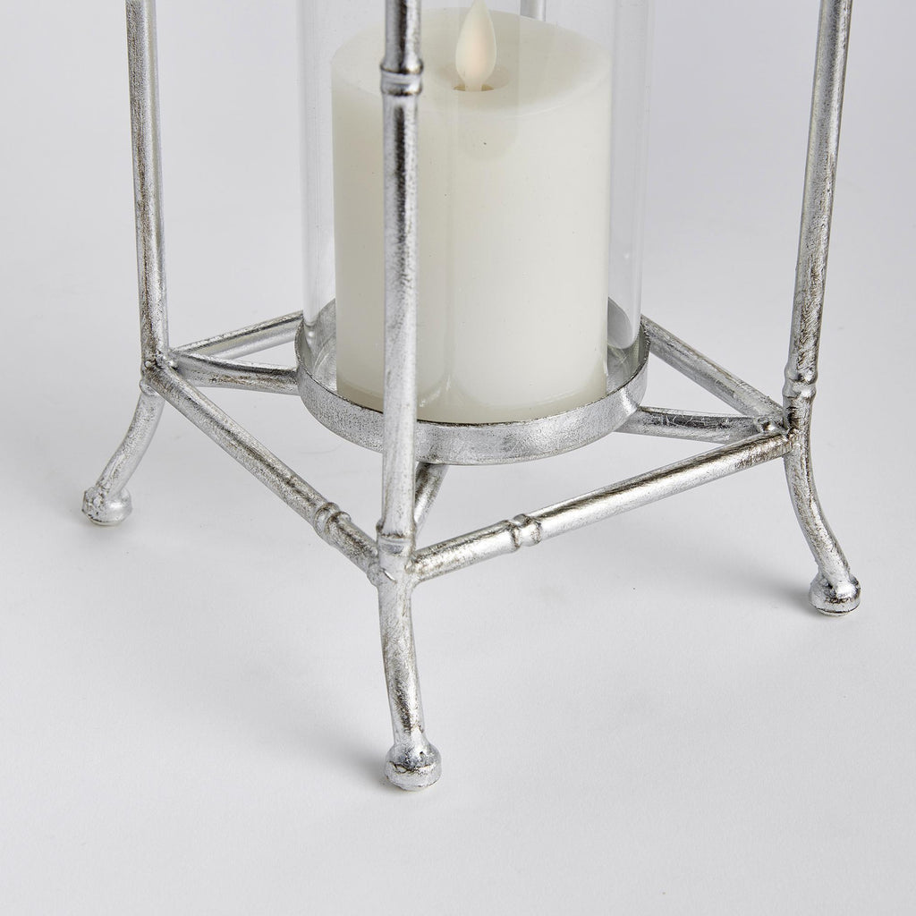 Napa Antique Silver Daphne Lantern Small