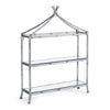 Napa Antique Silver Daphne 2-Tier Curio Shelf