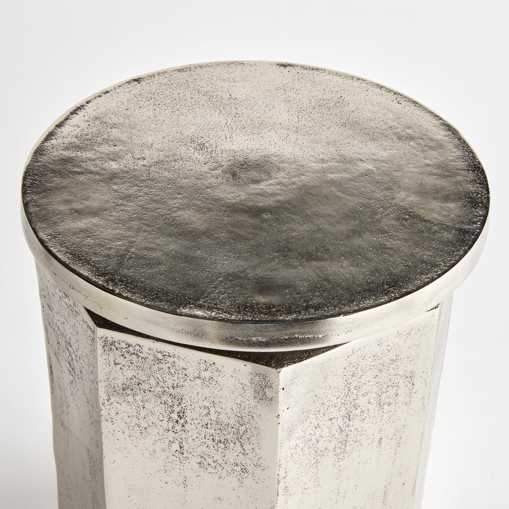 Napa Brushed Silver Ameer Stool