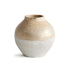 Napa Gold/White Maude Teardrop Vase Small