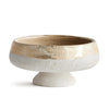 Napa Gold/White Maude Footed Decorative Bowl