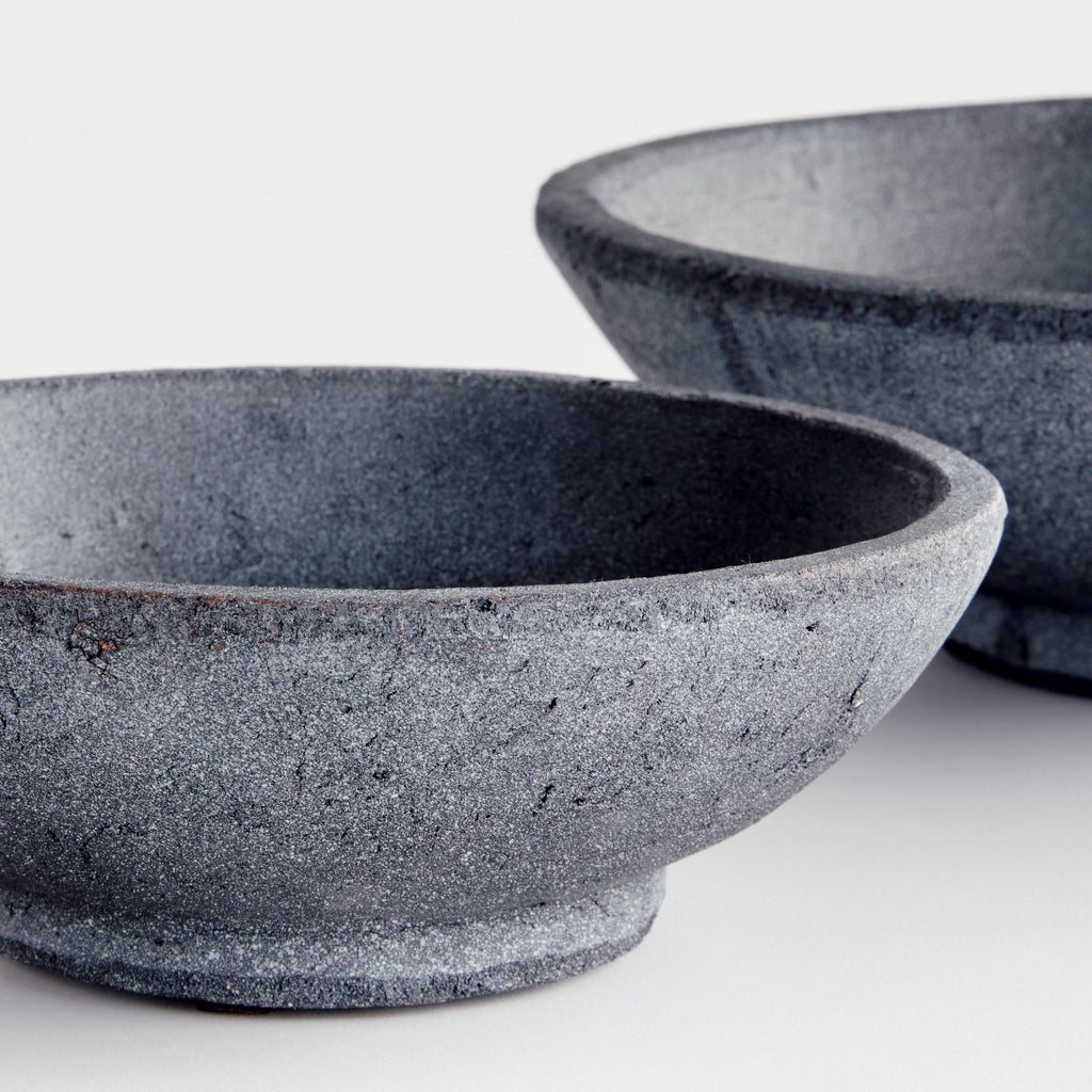 Napa Washed Black Cedric Decorative Bowls