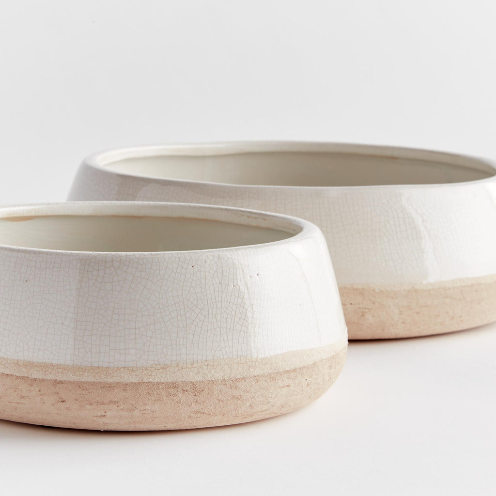 Napa Cream/Natural Leona Decorative Bowls