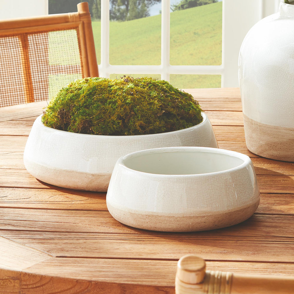 Napa Cream/Natural Leona Decorative Bowls