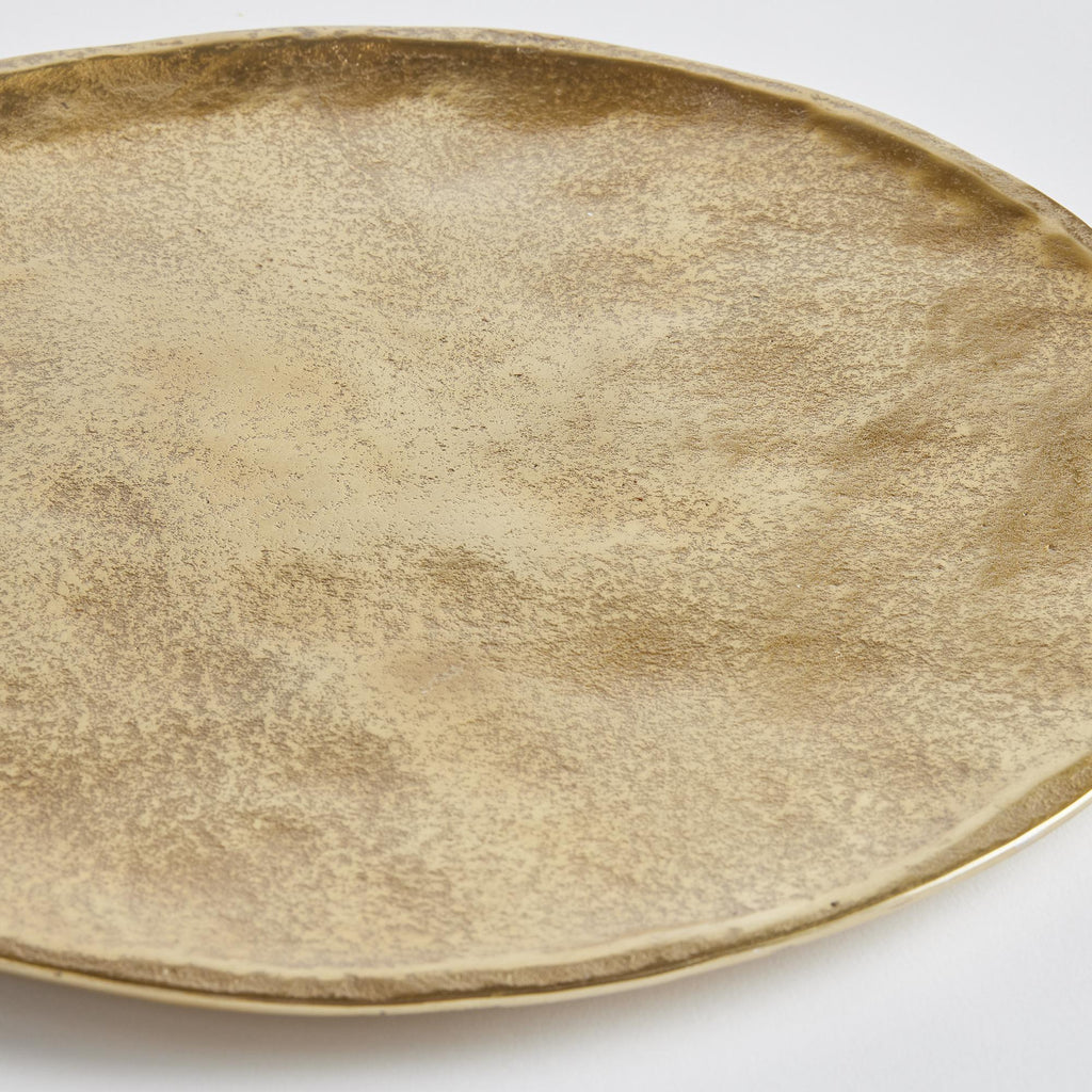 Napa Gold Veda Decorative Round Tray