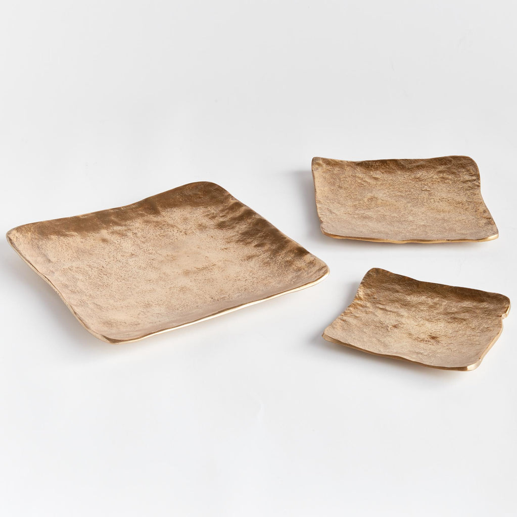 Napa Gold Imani Decorative Square Trays