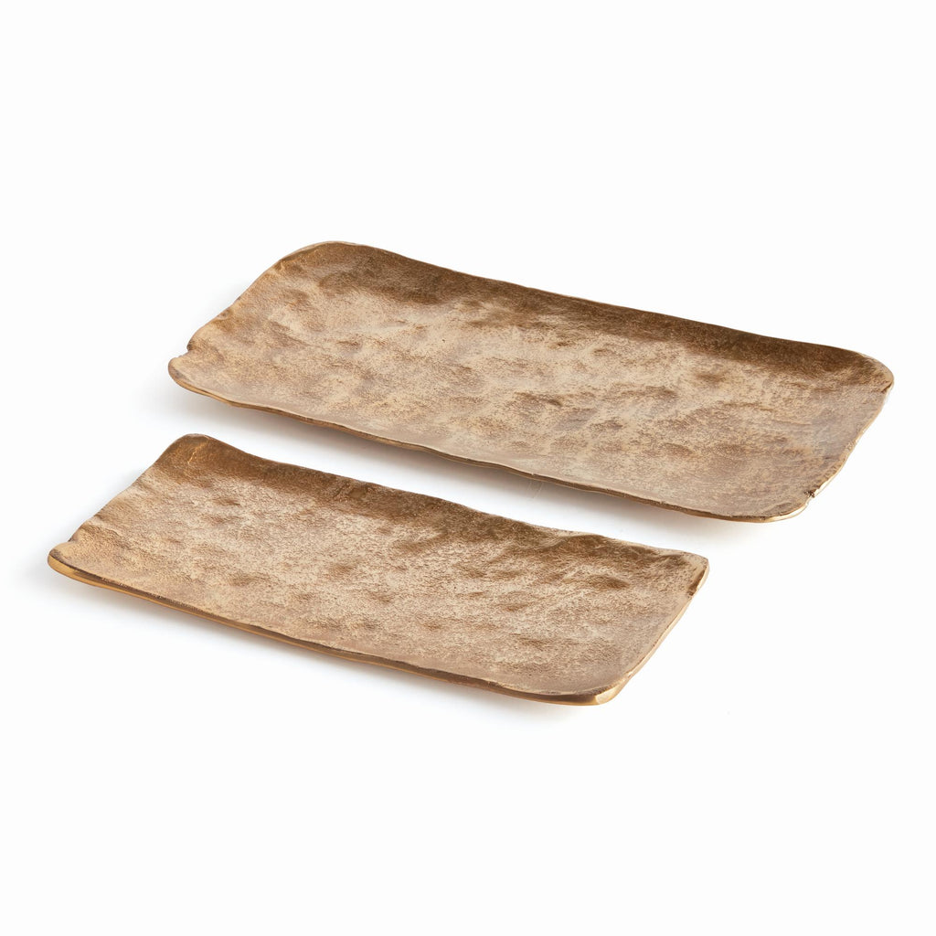 Napa Gold Imani Decorative Rectangular Trays