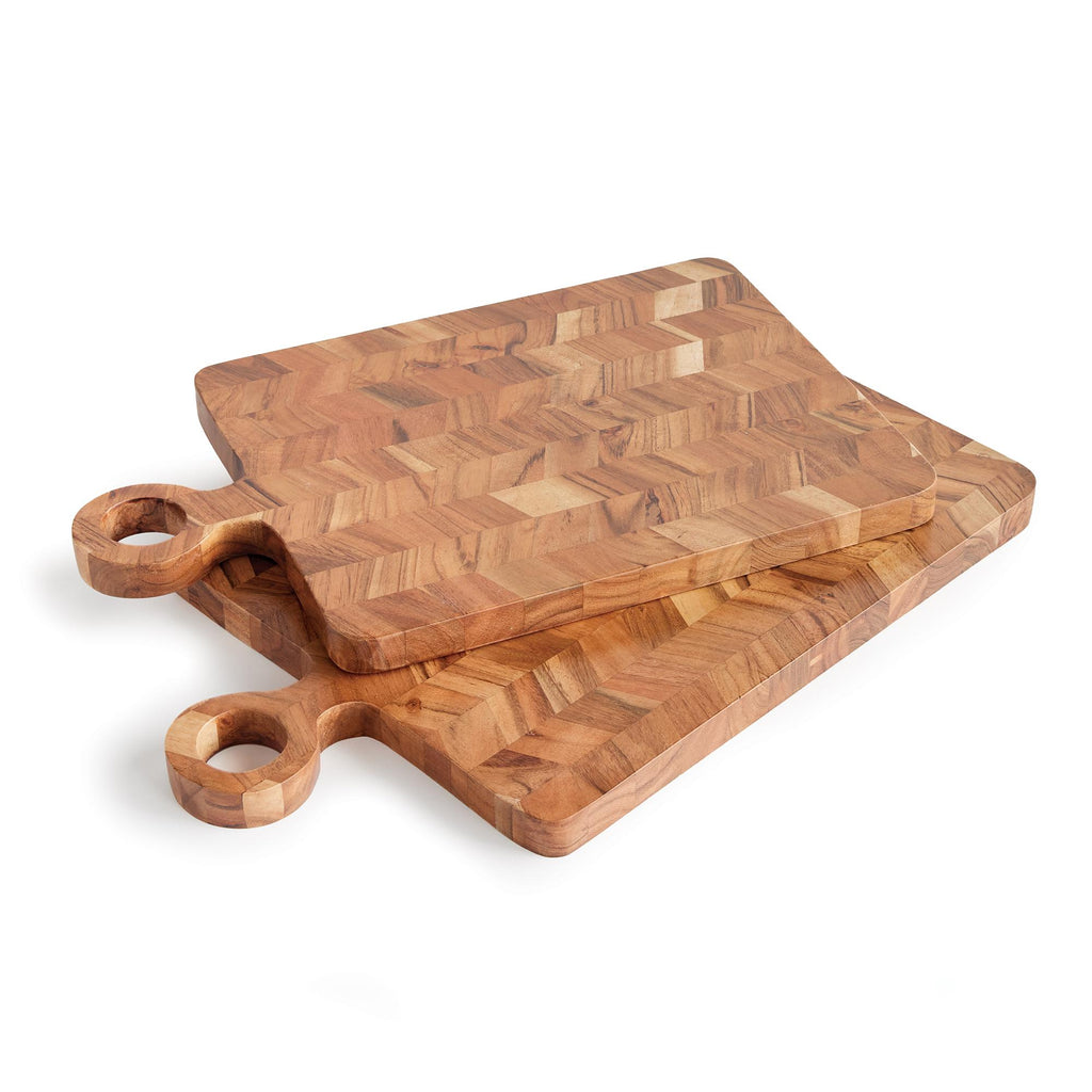 Napa Brown Renata Serving Boards, Set Of 2