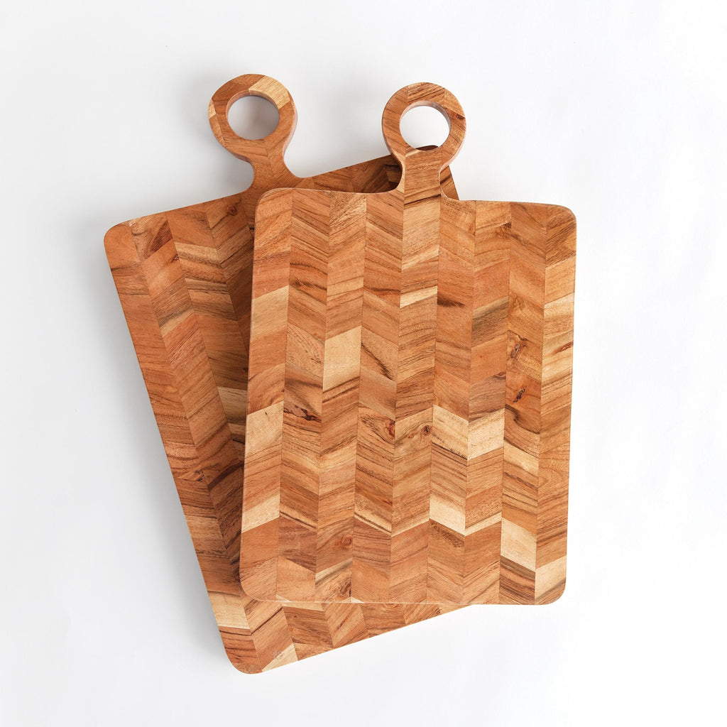 Napa Brown Renata Serving Boards, Set Of 2