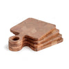 Napa Brown Renata Mini Serving Boards, Set Of 4