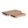 Napa Brown Cherie Serving Boards, Set Of 2