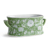 Napa Green/White Imperial Lotus Planter