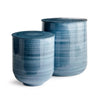 Napa Blue/Gray Andrey Storage Tables, Set Of 2