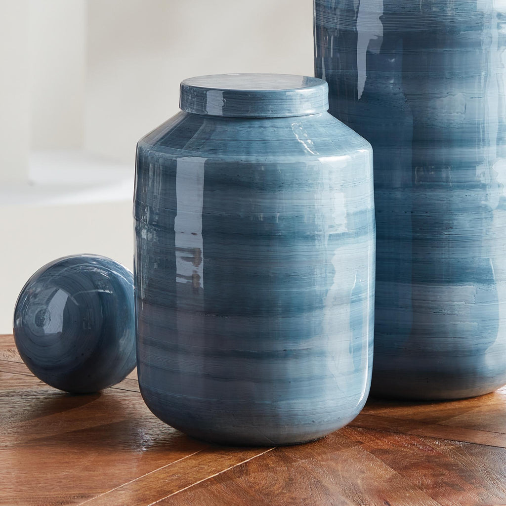 Napa Blue/Gray Andrey Ginger Jar Small