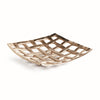 Napa Champagne Gold Lopa Decorative Square Tray