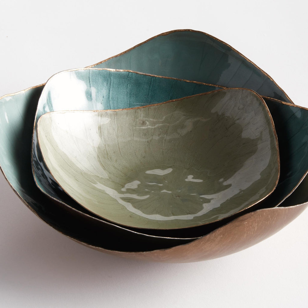 Napa Assorted Green Camryn Decorative Bowls