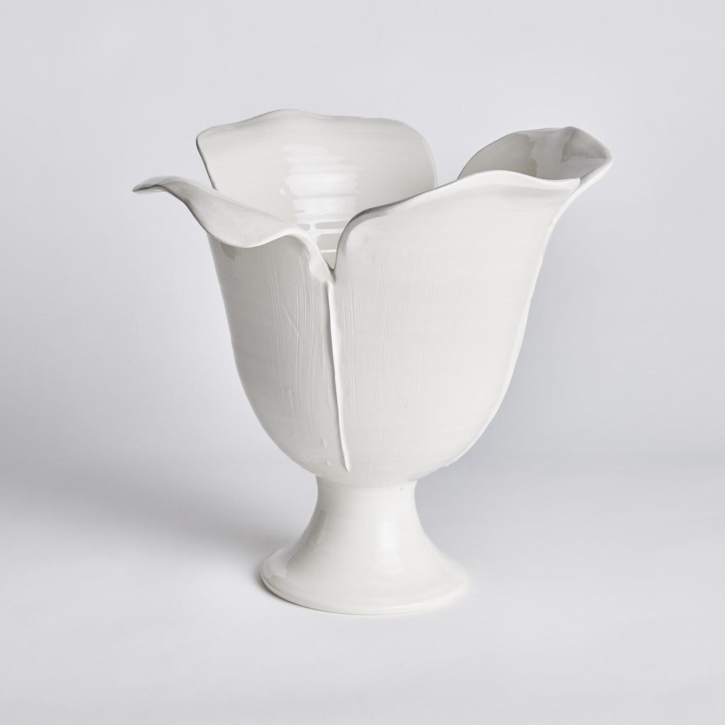 Napa White Petalo Vase Large