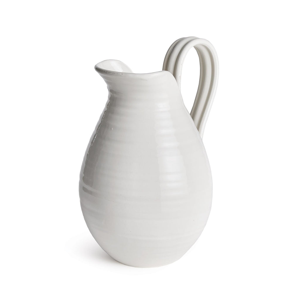 Napa White Modena Decorative Pitcher Small